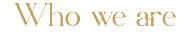 Who we are
